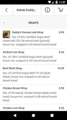 Kebab Daddy android App screenshot 4